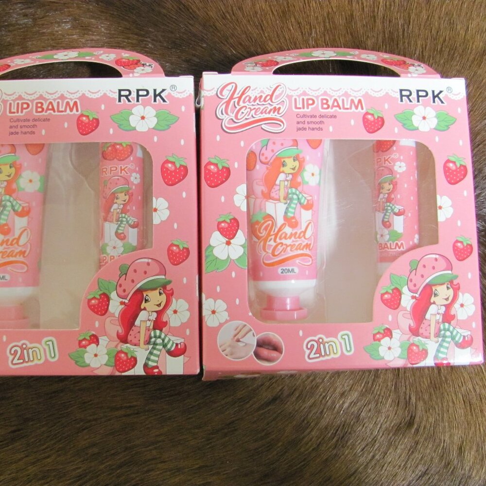 STRAWBERRY SHORTCAKE HANDCREAM & LIP BALM NIP - Picture 3 of 3